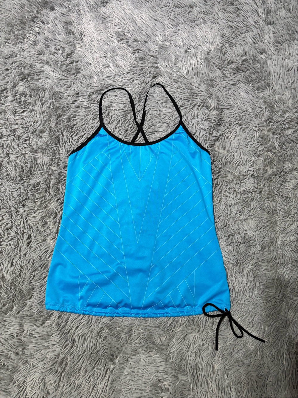 New Balance Blue and Black Women's Athletic Top